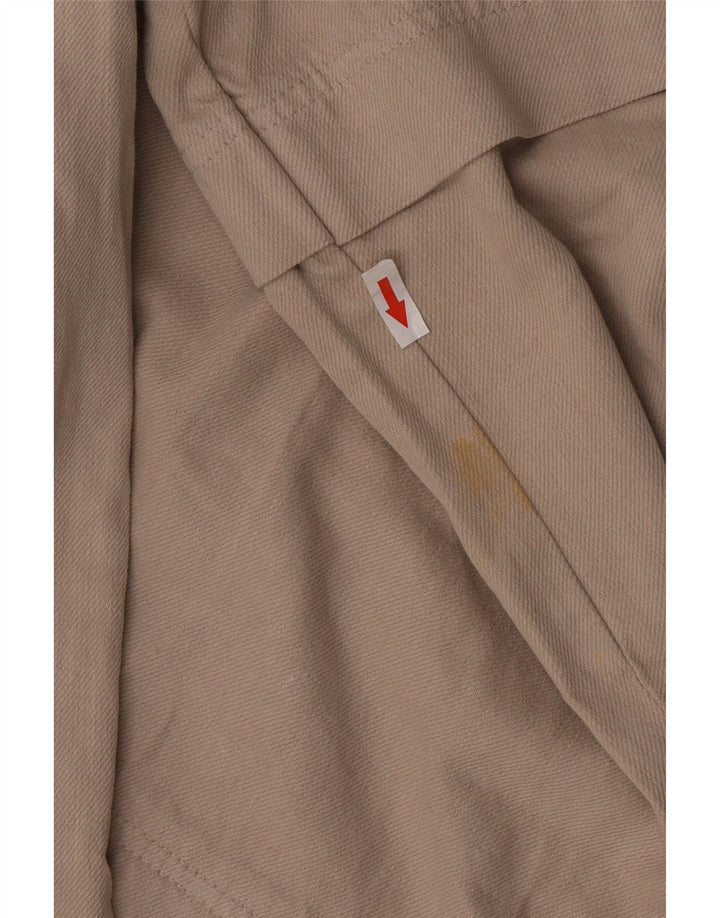 Zara Dame Cargo Bukser med brede ben Small W26 L33 Beige