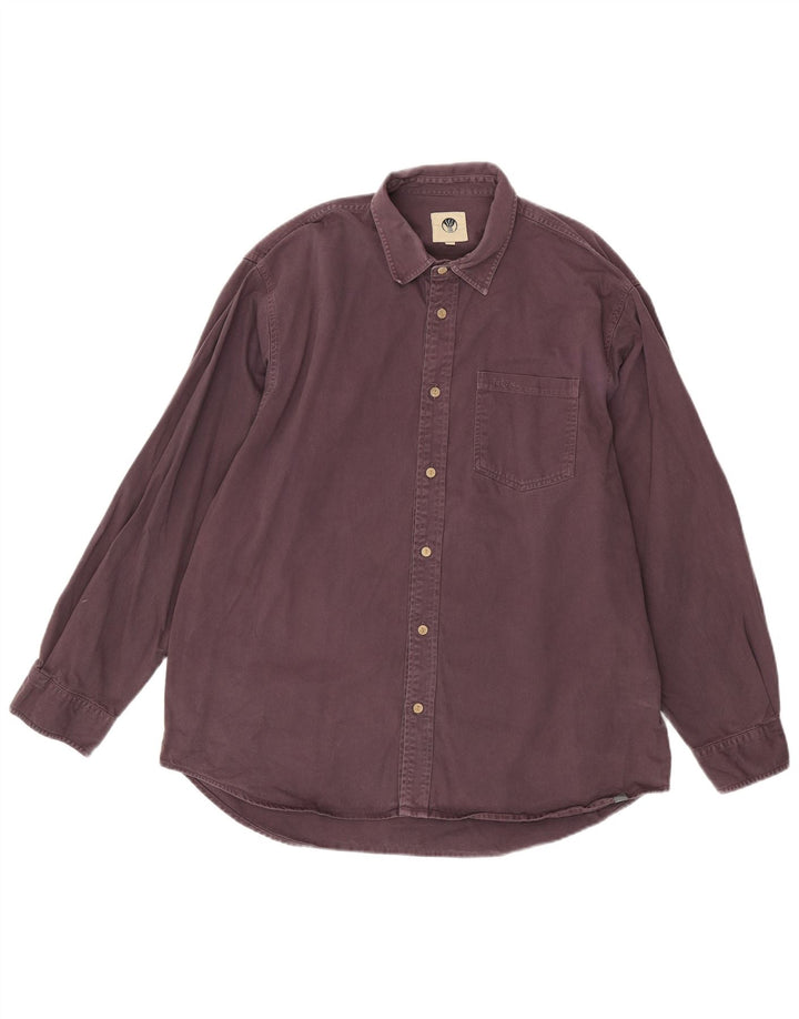 Fat Face Herreskjorte Stor Lilla Bomuld