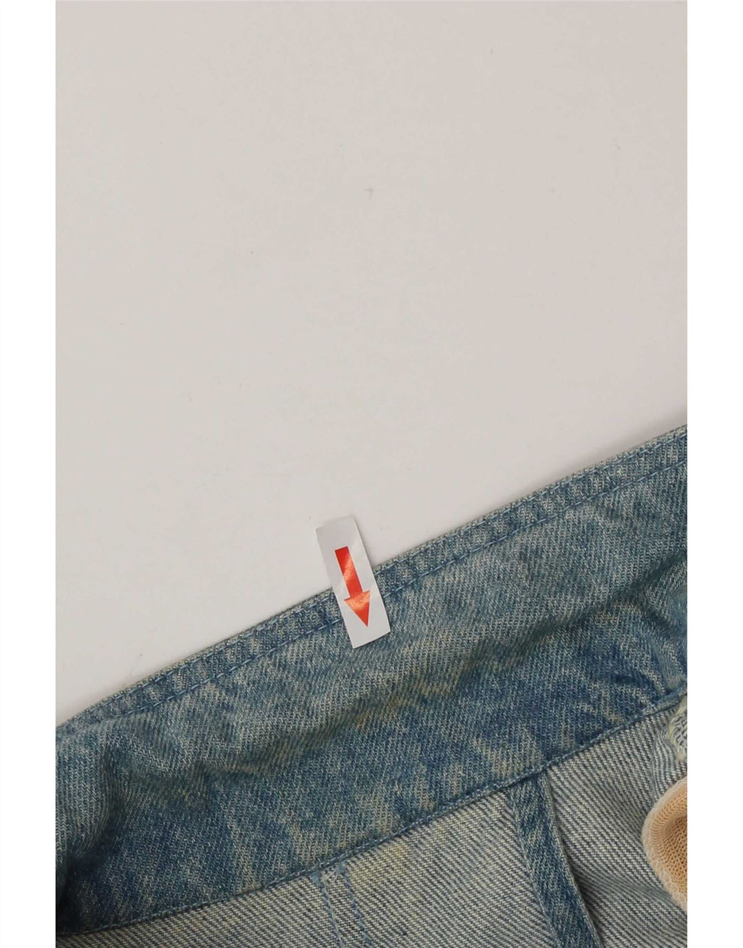 Vintage Dame 2 Button Denim Blazer Jacket UK 18 XL Blå