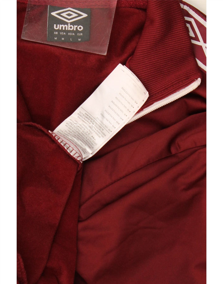 UMBRO Grafisk træningsdragt til mænd Topjakke Medium Burgundy Polyester