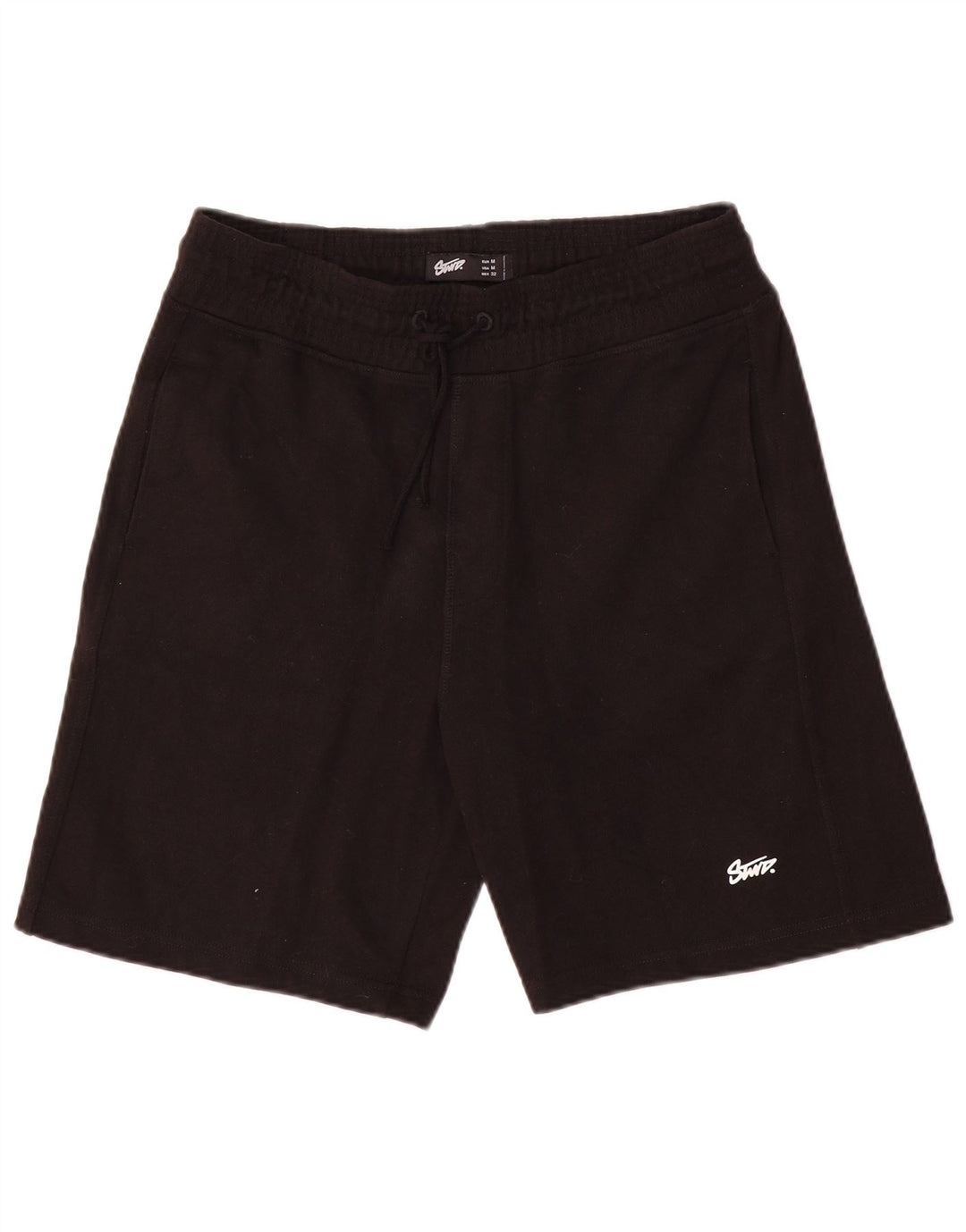 Pull & Bear Herre Sportshorts Medium Sort Bomuld