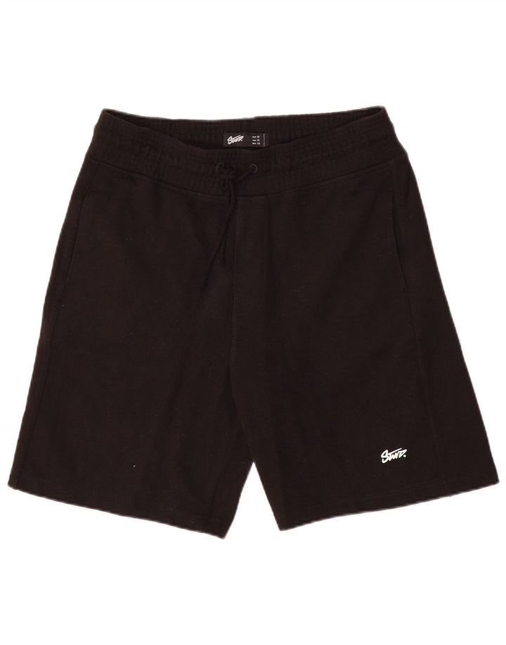 Pull & Bear Herre Sportshorts Medium Sort Bomuld