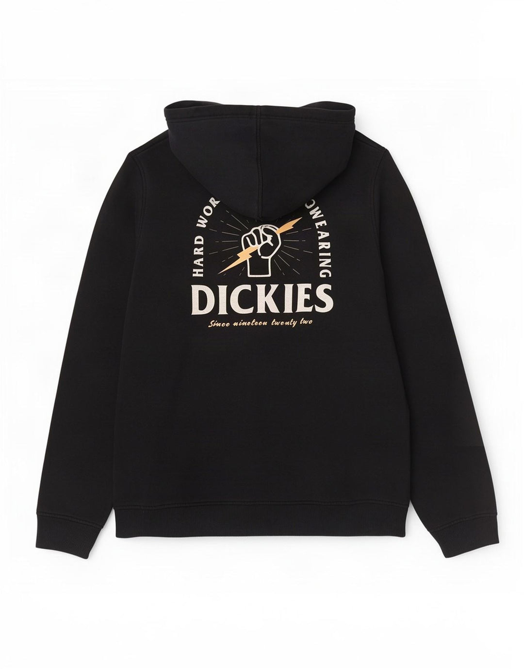 Dickies Grafisk hættetrøje til mænd mellem sort bomuld