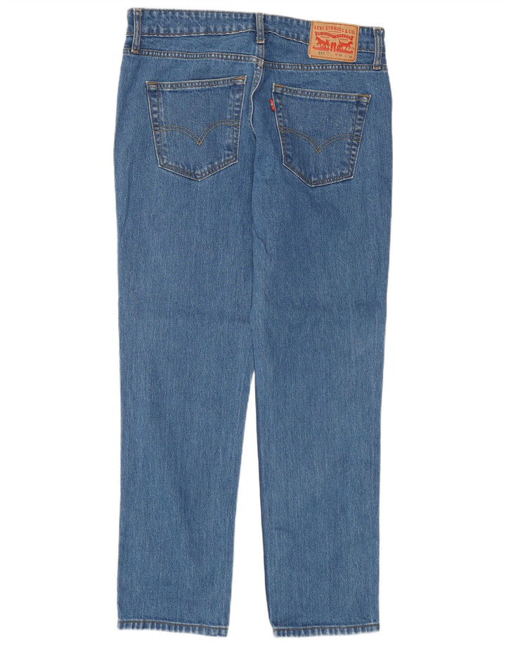 Levi's Herre 511 Slim Jeans W34 L30 Blå Bomuld