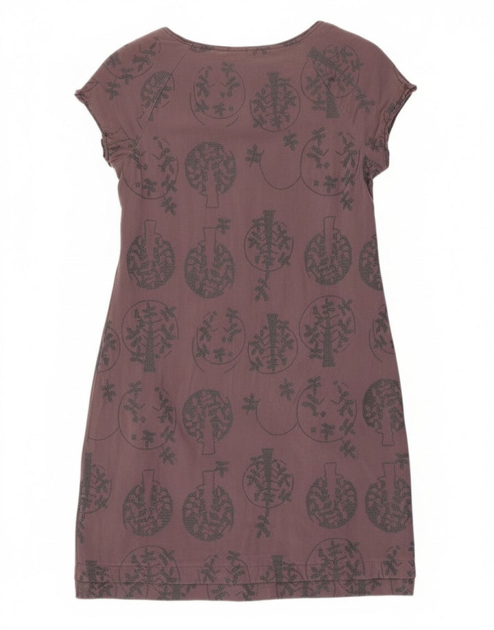 White Stuff Womens Sheath Dress UK 10 Small Grey Floral Viscose