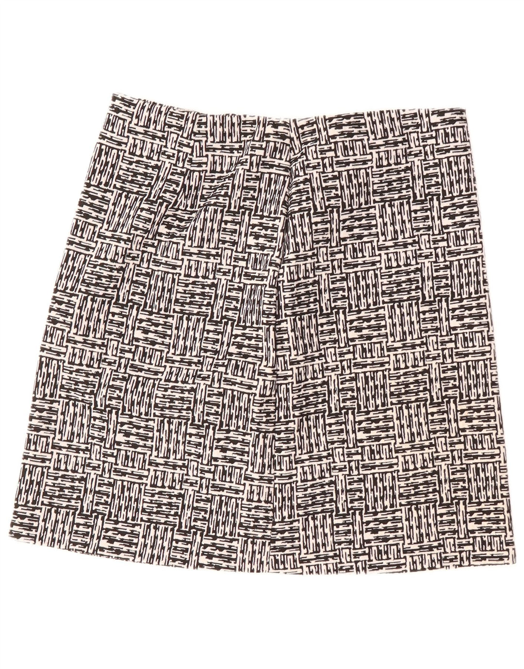 Marks & Spencer A-line nederdel til kvinder UK 16 Large W34 Black Geometric