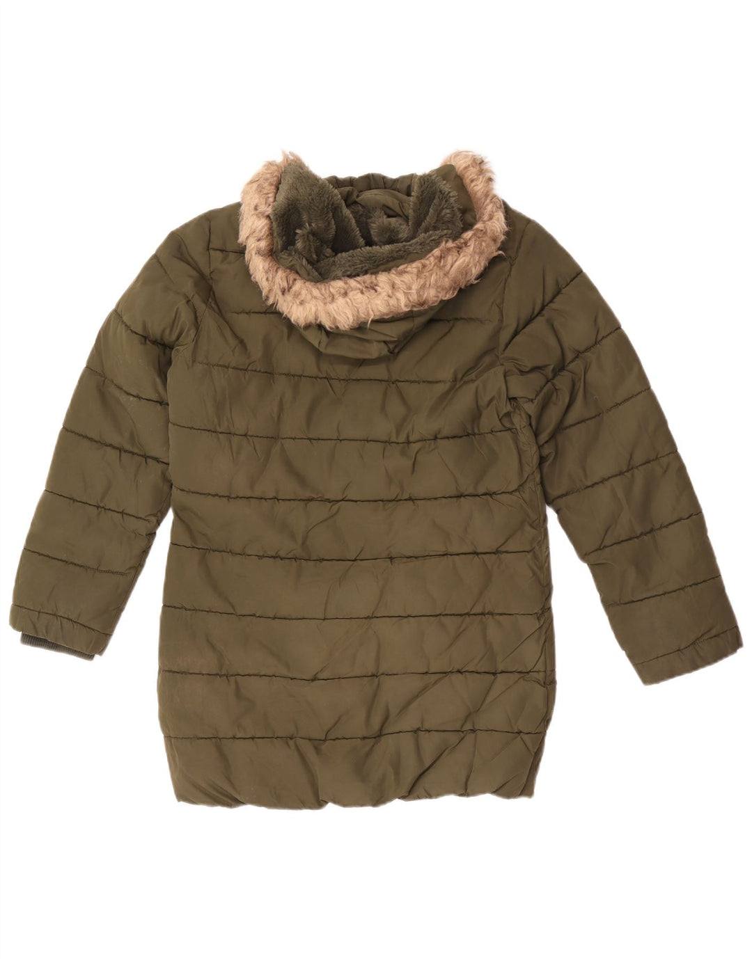 Mountain Warehouse Piger Polstret hættejakke 12-13 år Khaki Polyester