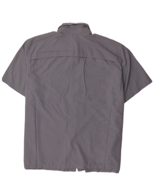 EDDIE BAUER Kortærmet Herreskjorte 3XL Blå Polyester