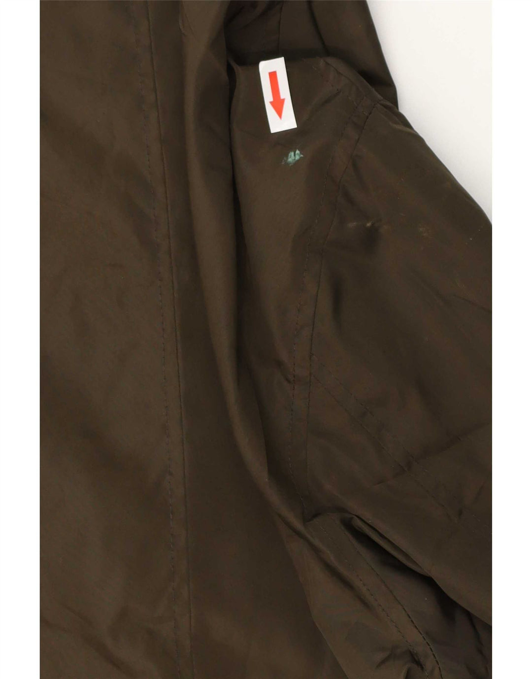 Zara Herre Bomber Jacket UK 38 Medium Green Polyester