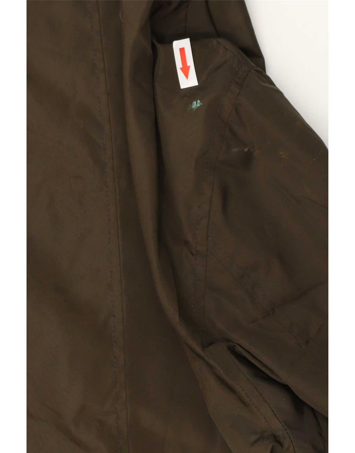 Zara Herre Bomber Jacket UK 38 Medium Green Polyester