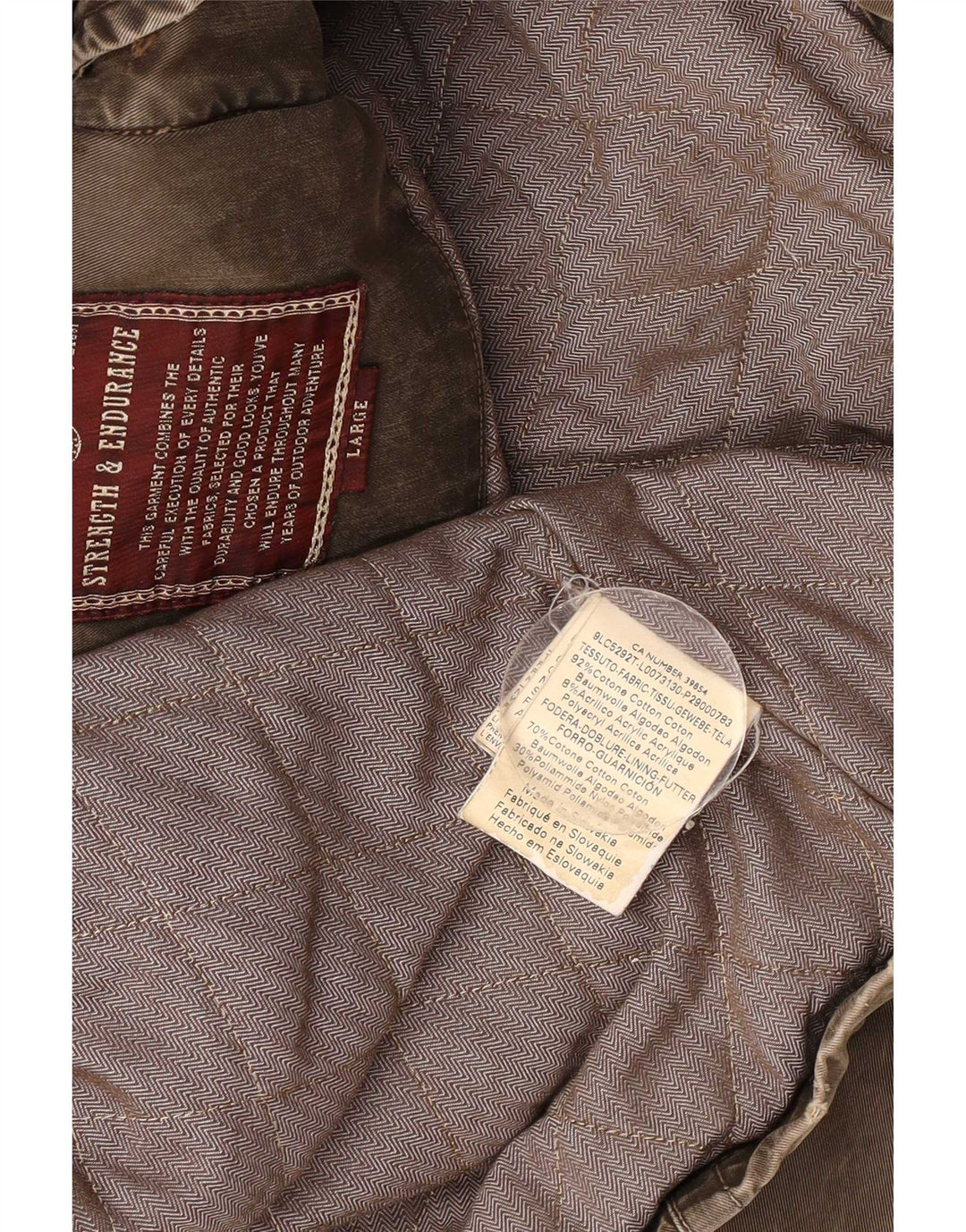 Marlboro Classics Herre Utility Jacket UK 40 Large Khaki Cotton