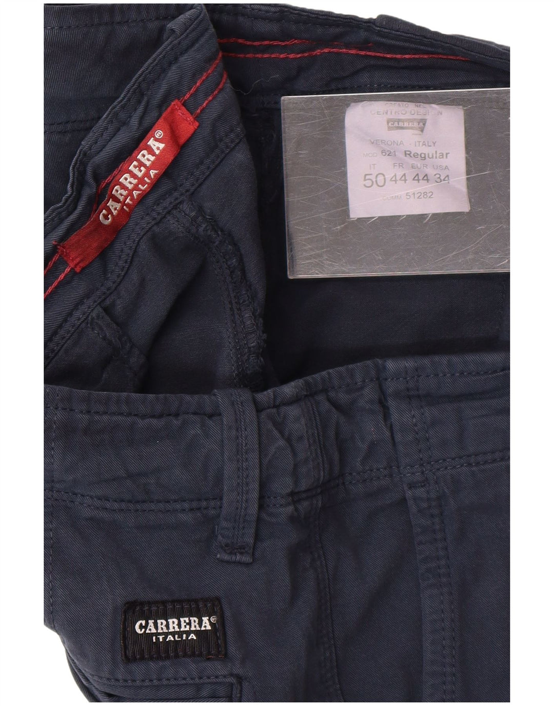 Carrera Chino Shorts til mænd W34 Large Navy Blue