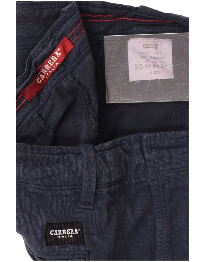 Carrera Chino Shorts til mænd W34 Large Navy Blue