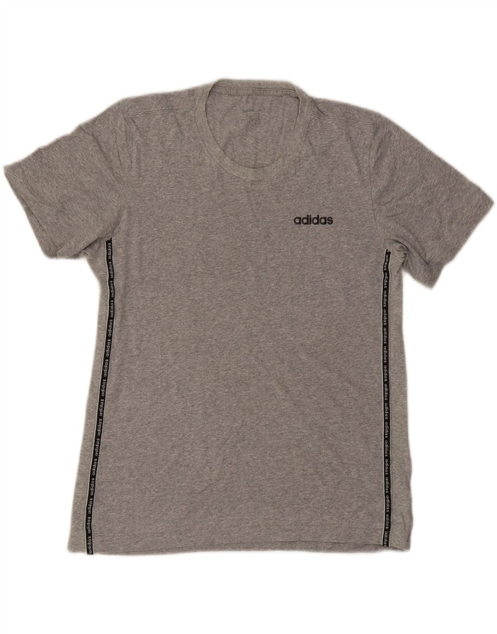 ADIDAS Mens T-Shirt Top Medium Grey