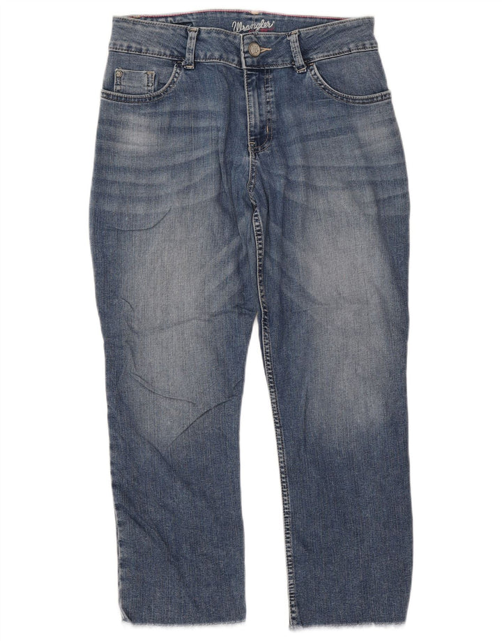 WRANGLER Dame Crop Skinny Jeans W28 L24 Blå