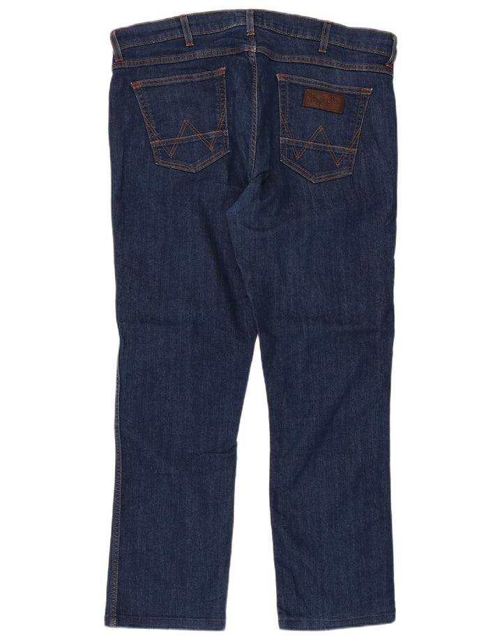 Wrangler Straight Jeans til mænd W38 L29 Blå
