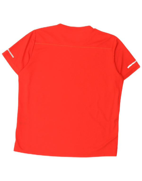 Adidas Herre Climalite T-Shirt Top XL Rød Polyester