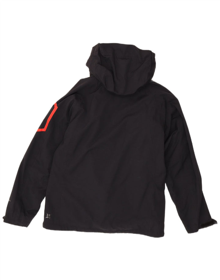 MC Kinley Dame Hætte Vindjakke UK 12 Medium Navy Blue Polyamid