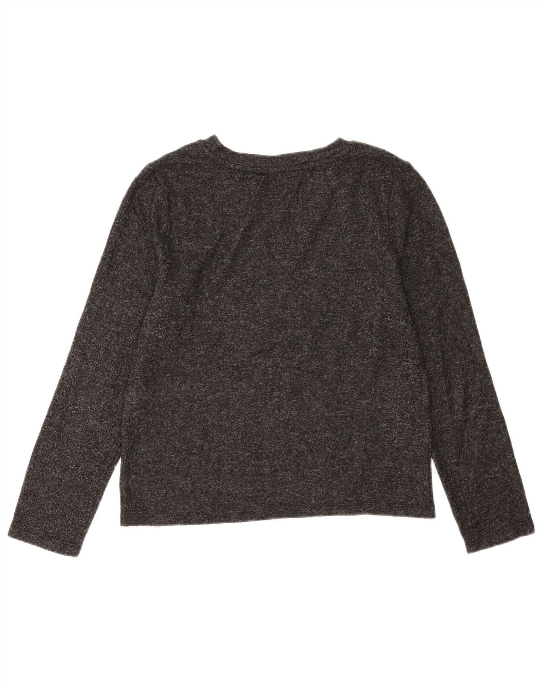 Marks & Spencer Dametop Langærmet UK 12 Medium Grey Polyester