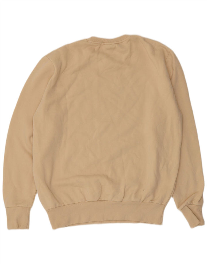 Ellesse Herre Grafisk Sweatshirt Jumper XL Beige Bomuld