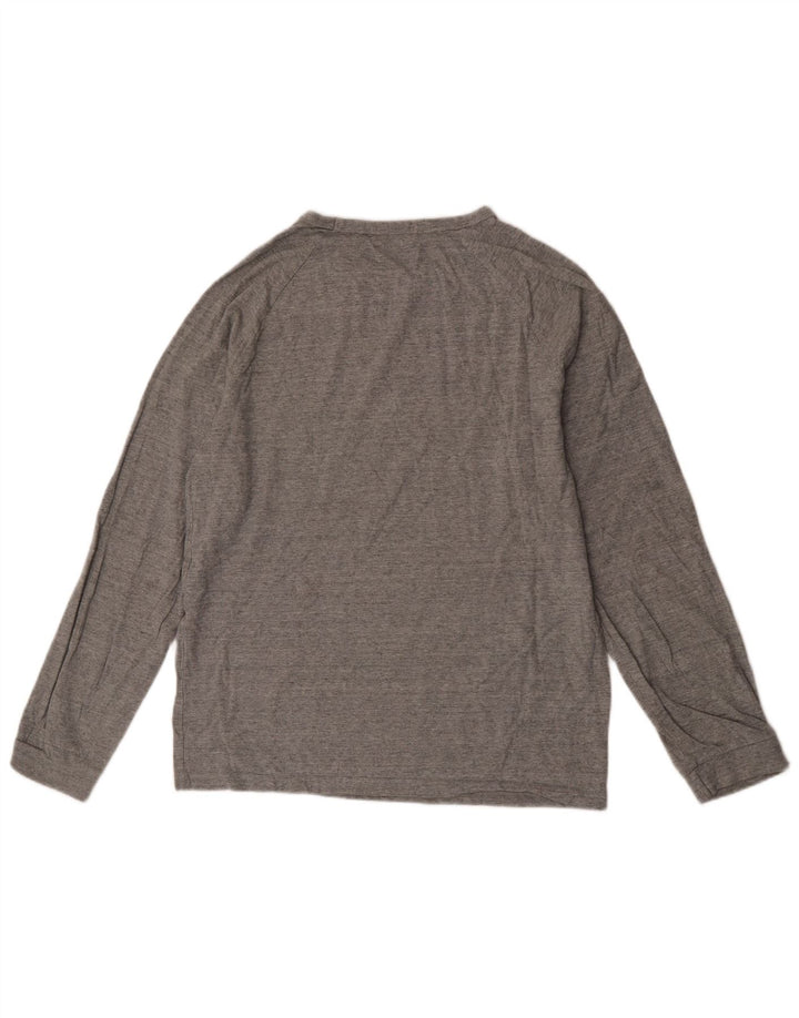 French Connection Herre Top Langærmet Medium Grey Flecked Bomuld