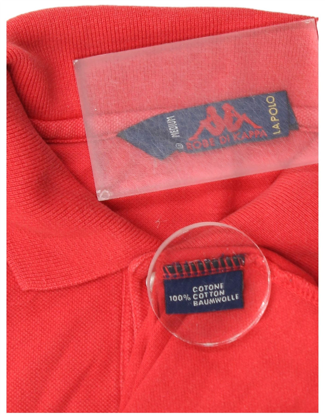 Kappa herre poloshirt Medium rød bomuld
