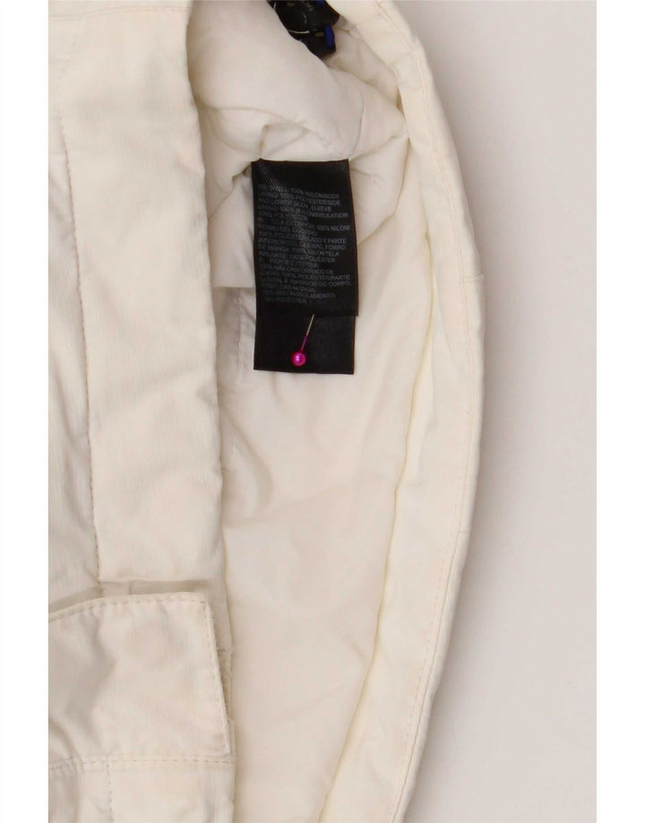 The North Face Dame Windbreaker Jacket UK 14 Medium White Colourblock