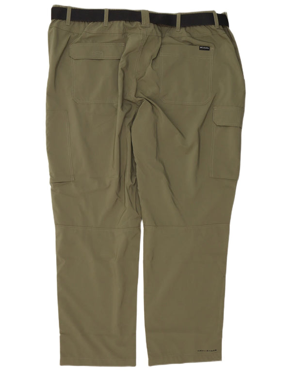 Columbia Straight Cargo bukser til mænd W54 L32 Khaki Polyester