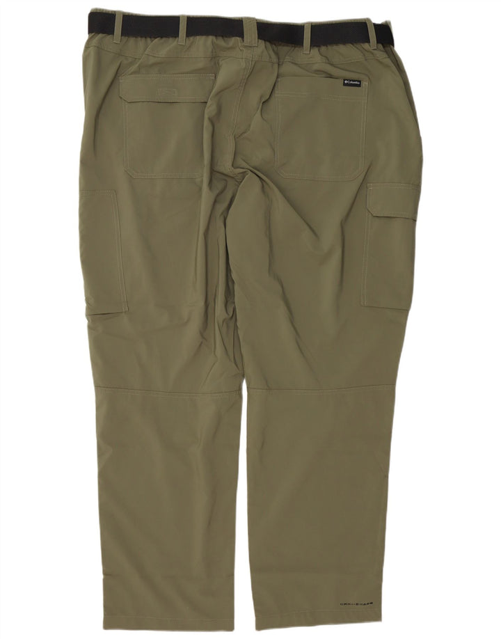 Columbia Straight Cargo bukser til mænd W54 L32 Khaki Polyester