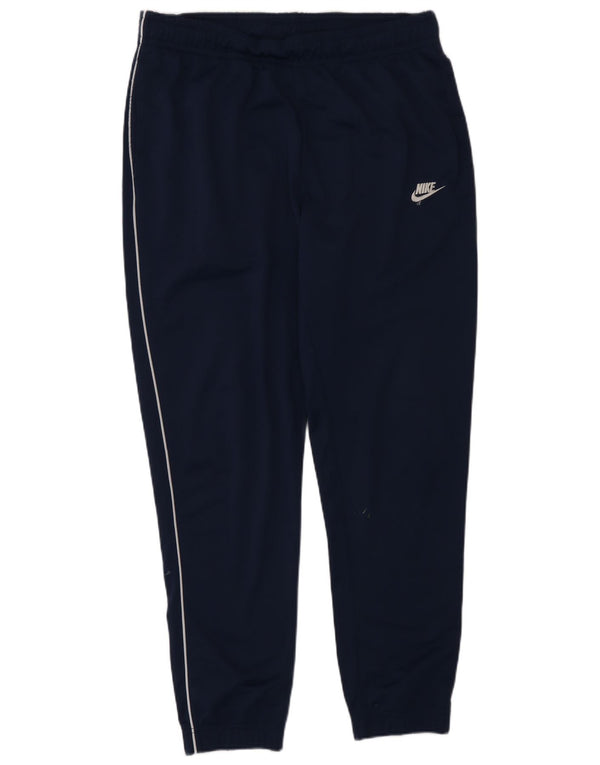 Nike Træningsdragt bukser til mænd Joggers Large Navy Blue Polyester