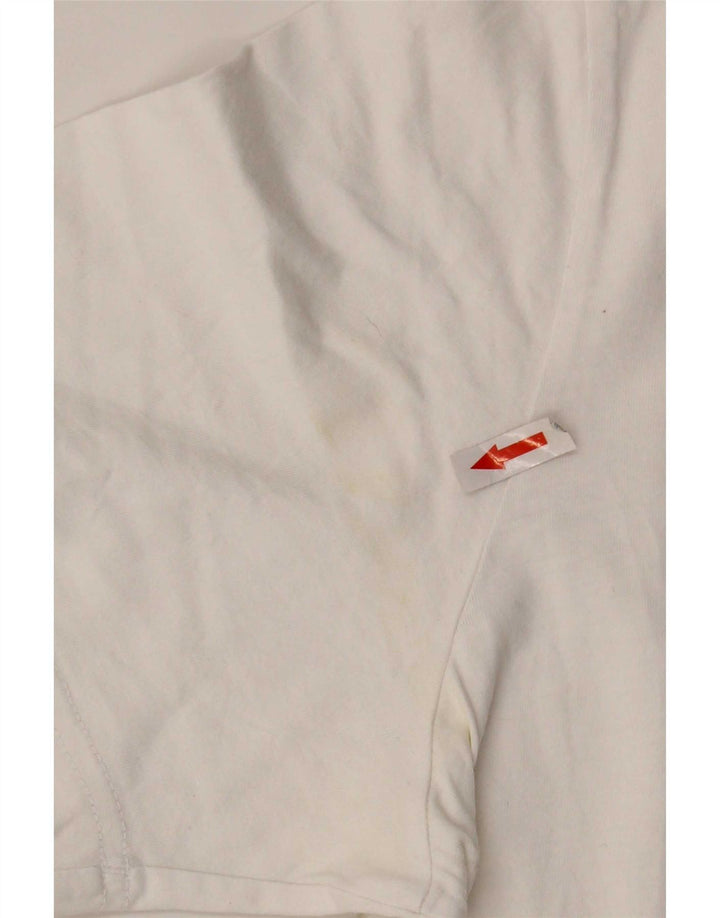 Adidas Herre T-Shirt Top Stor Hvid Bomuld
