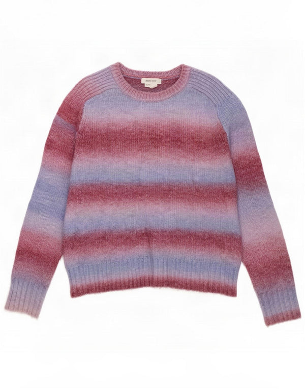 White Stuff Dame Boat Neck Jumper Sweater UK 14 Large Blue Striped