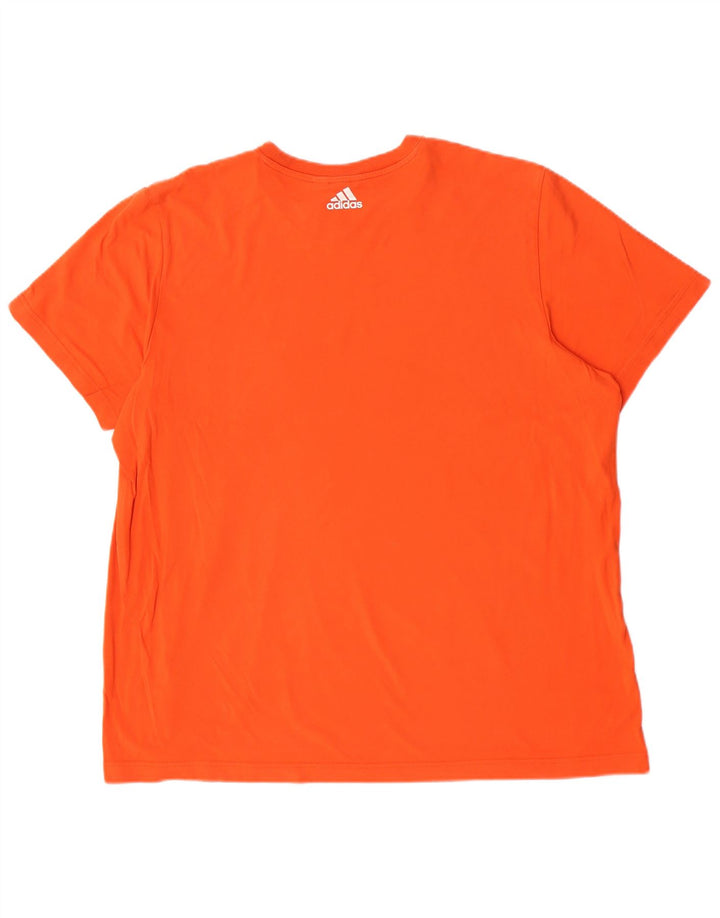 Adidas Herre Grafisk T-Shirt Top 2XL Orange
