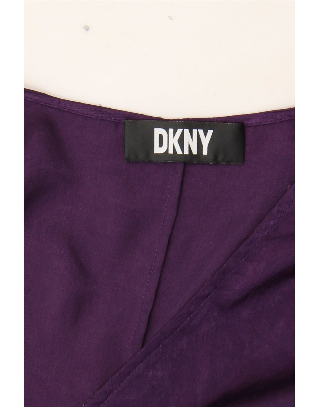 DKNY Womens Long Sleeve Blouse Top UK 14 Medium Purple Vintage Dkny and Second-Hand Dkny from Messina Hembry 