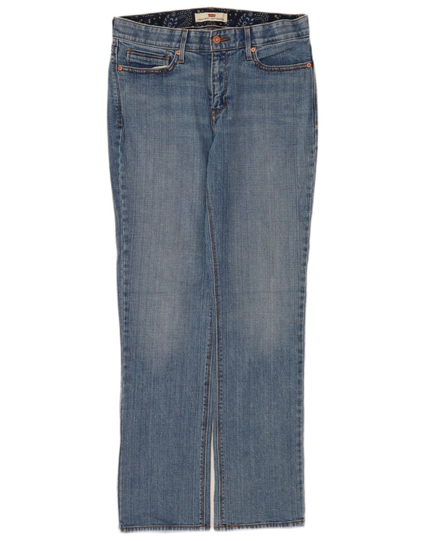 Levi's Dame 525 lige jeans US 10 Large W30 L32 Blå Bomuld