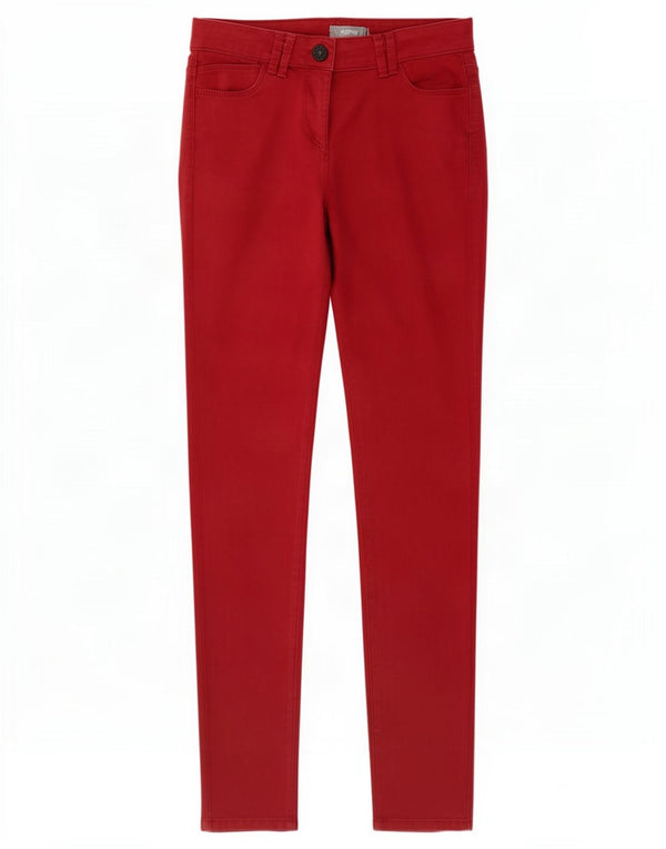 Marks & Spencer Dame Jegging Jeans UK 10 Small W29 L31 Rød Bomuld