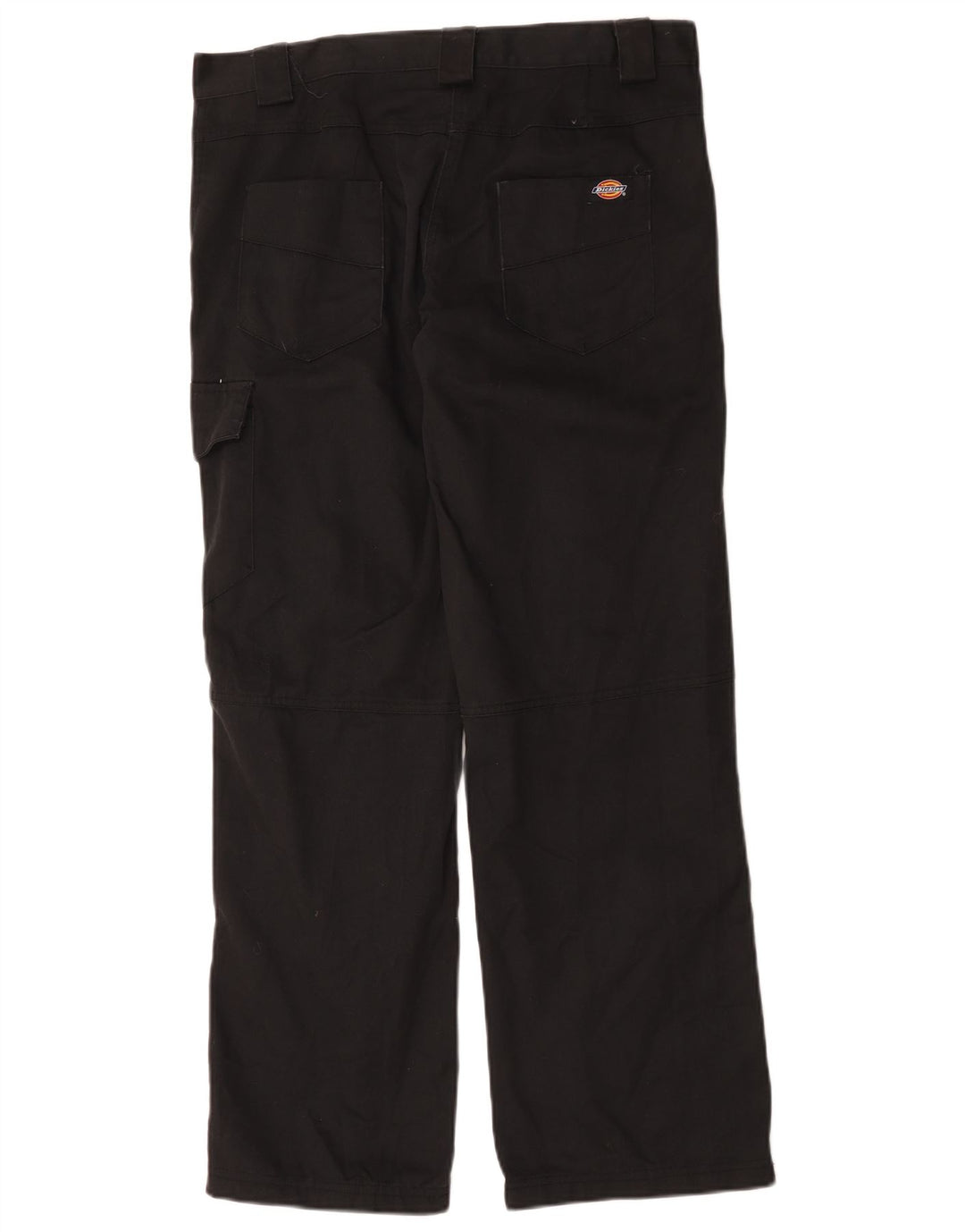 Dickies Dame Straight Cargo Trousers UK 12 Medium W36 L31 Sort Polyester