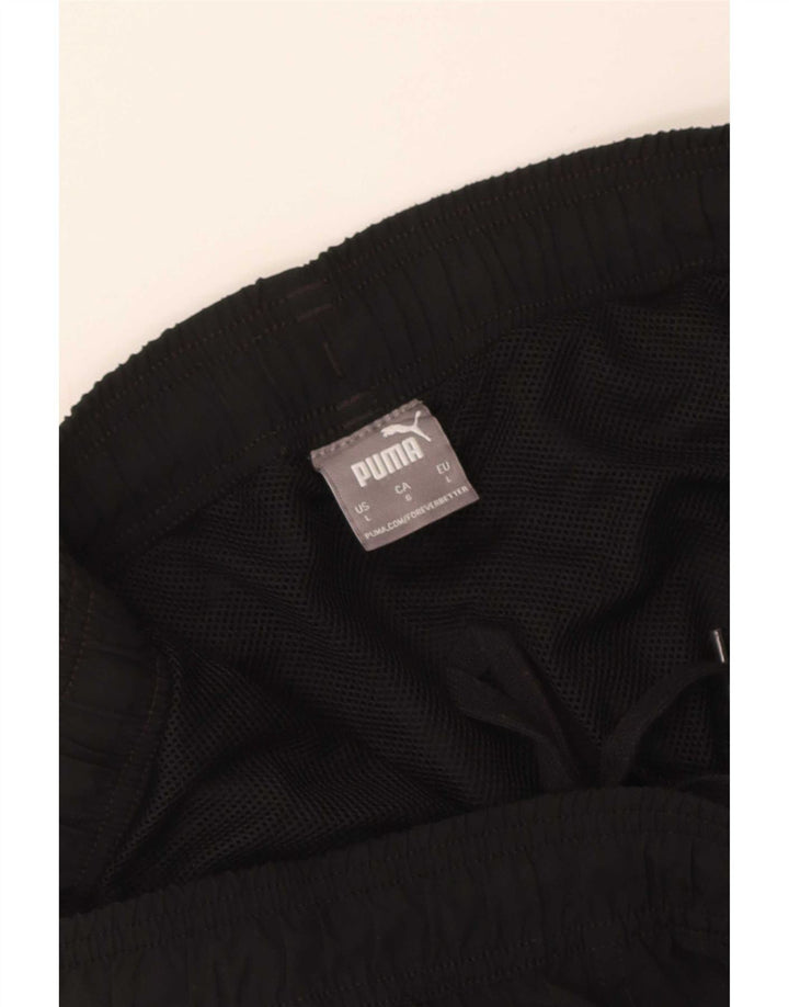 Puma Herre grafiske sportsshorts store sorte