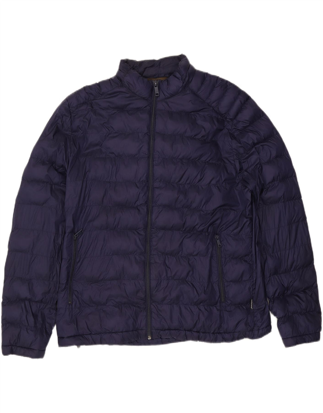 Zara Polstret Herrejakke UK 44 2XL Navy Blue Polyester