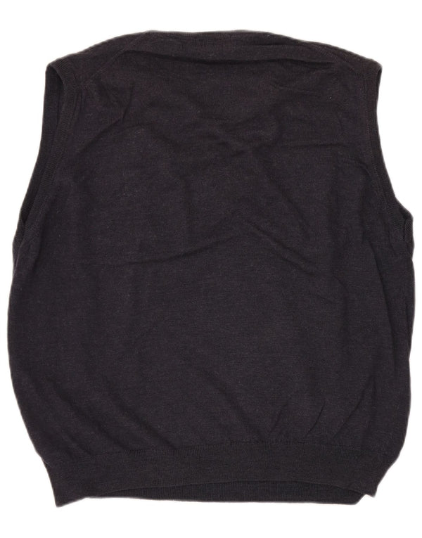 Marks & Spencer Herrevest Tank Top XL Marineblå Merinould