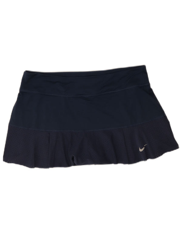 Nike Dame Tennis Skort Large Navy Blue