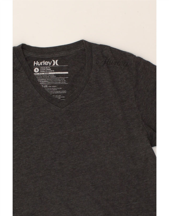 HURLEY Mens Premium Fit T-Shirt Top Small Grey Cotton Vintage Hurley and Second-Hand Hurley from Messina Hembry 