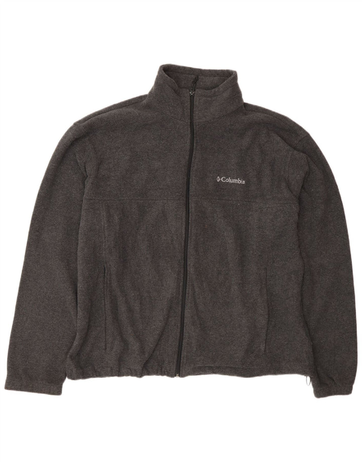 Columbia Herre Fleecejakke UK 42 XL Grå Polyester