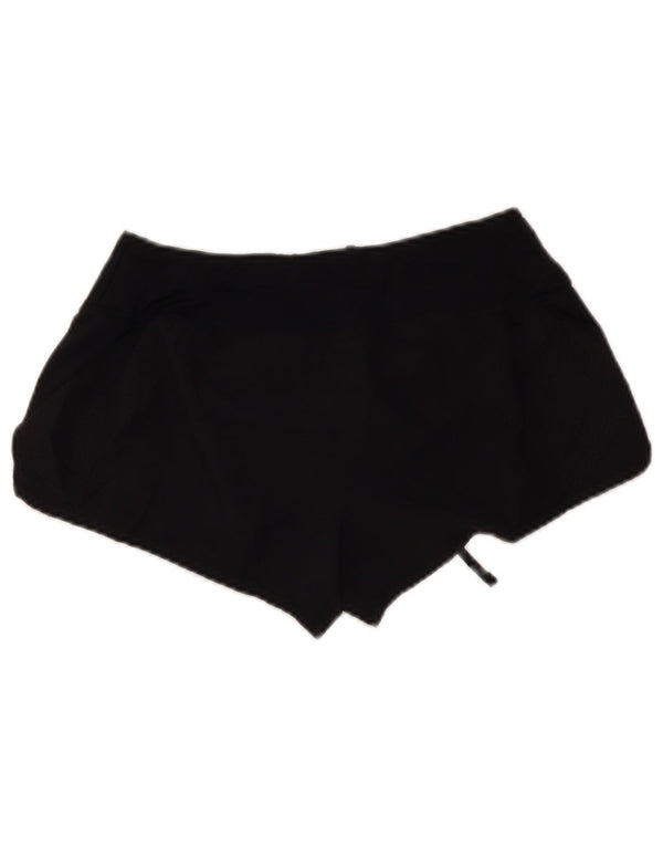 Nike Dame Dri Fit Sport Shorts UK 10 Small Black Polyester