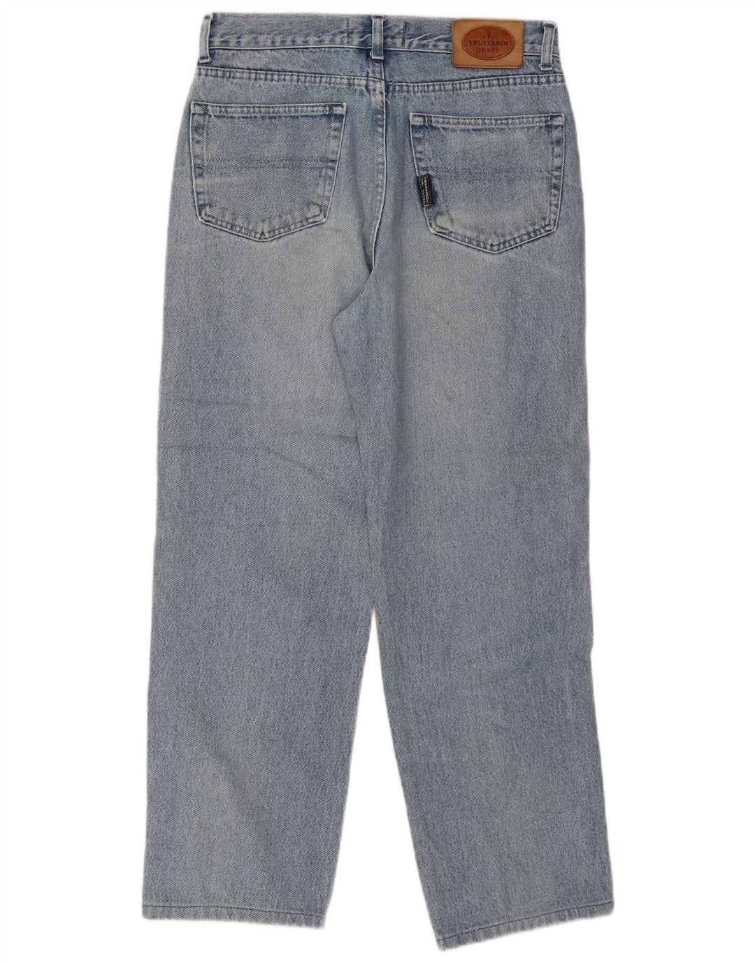 Trussardi Straight Jeans til mænd W34 L29 blå bomuld