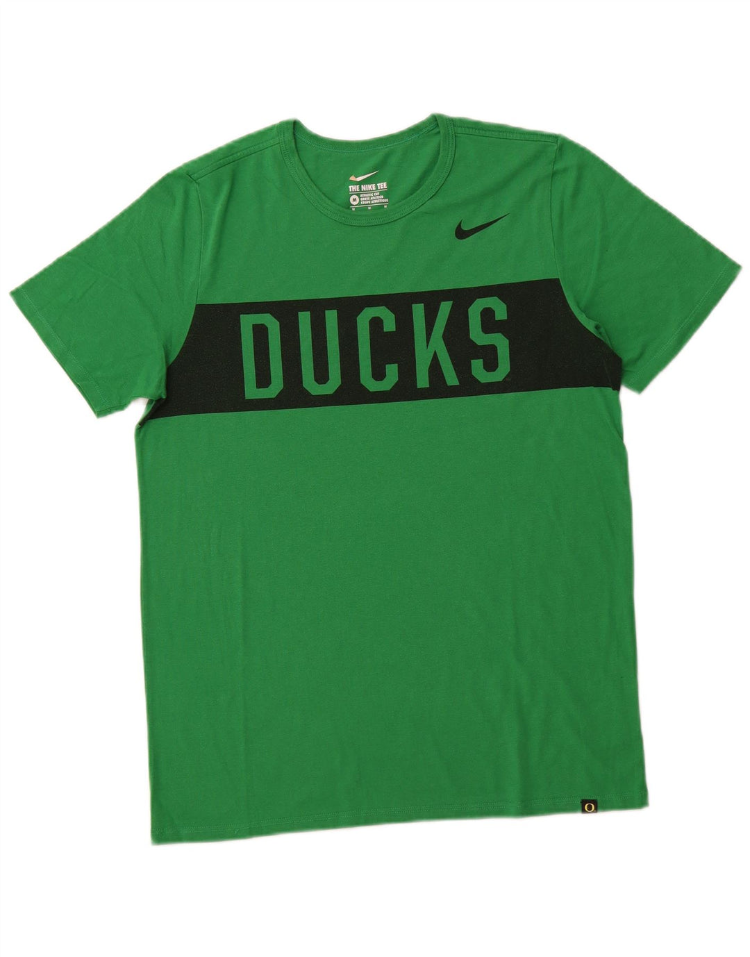 NIKE Herre Oregon Ducks grafisk T-shirt top mellemgrøn farveblok