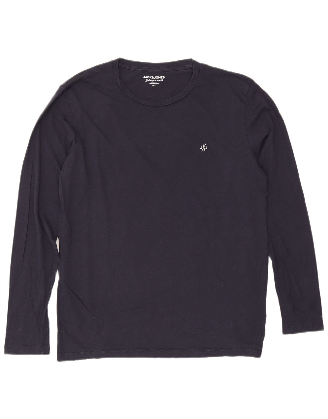 Jack & Jones herre top langærmet stor marineblå bomuld