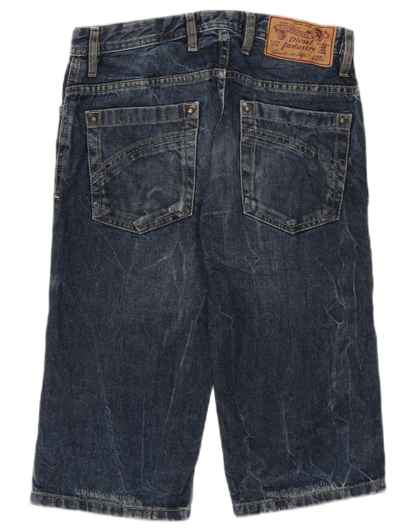 Diesel Boys Acid Wash Denim Bermuda Shorts 11-12 år W26 Blå