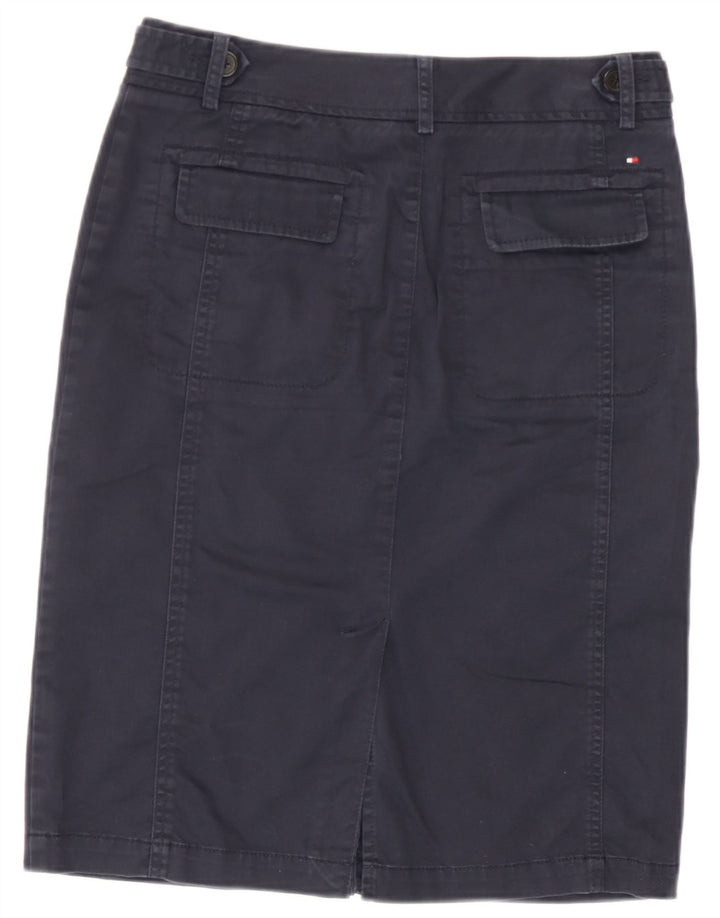 Tommy Hilfiger Dame Midi Nederdel US 6 Medium W30 Navy Blue