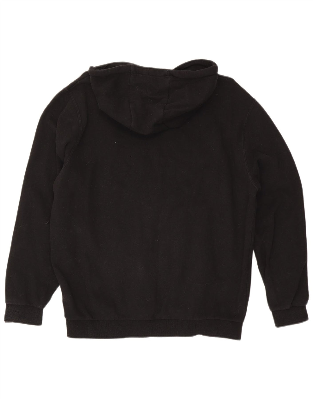 Ellesse Herre grafisk hættetrøje Jumper Stor sort bomuld